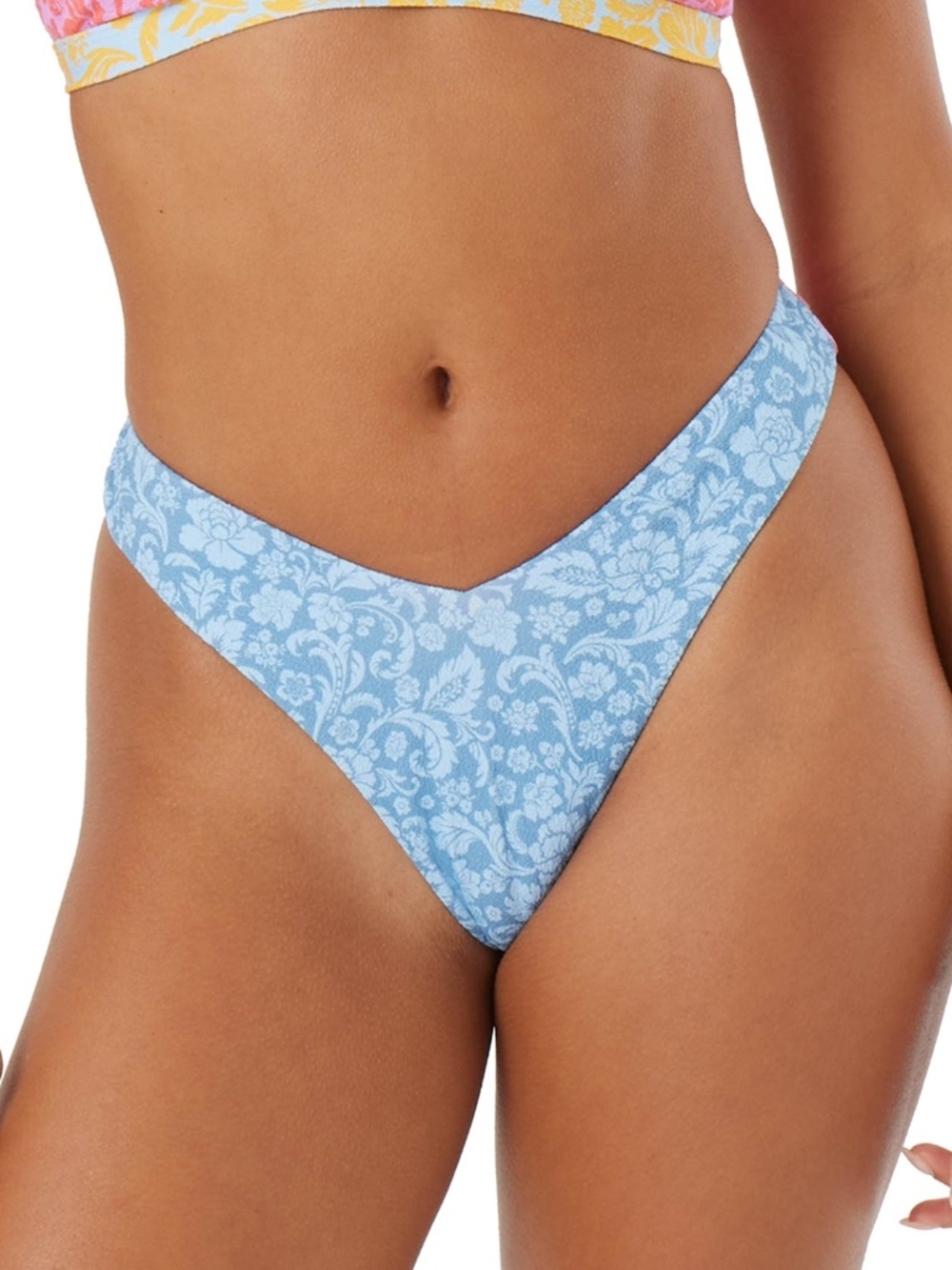 Roxy Juniors' Tapestry Patchwork Skimpy Bikini Bottoms - Multi